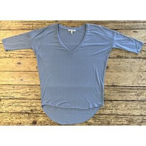 Express One Eleven Women’s Light Purple Short Sleeve Shirt Size S